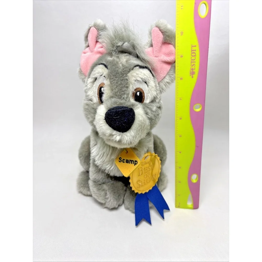 Disney Store The‎ Best of Show Scamp Dog Plush Lady and The Tramp 2 With Ribbon